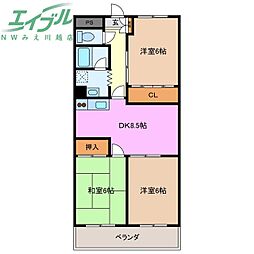 レジデンス富洲原 1階/-