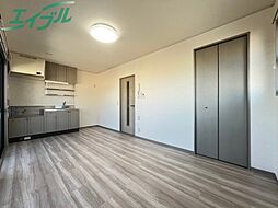 ウエストバンブーII　B棟 2階1LDKのリビング/ダイニング