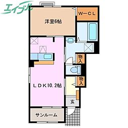 スクエア日永西II 1階