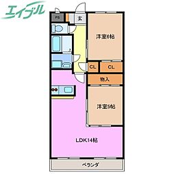 ガーデンヒルＦ・Ｍ・Ｔ 1階/-