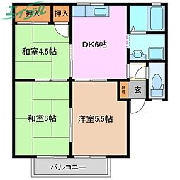 プリシエールＳａｎｏ 2階