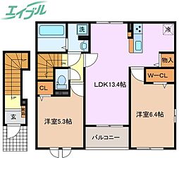 サラメゾン 2階/-