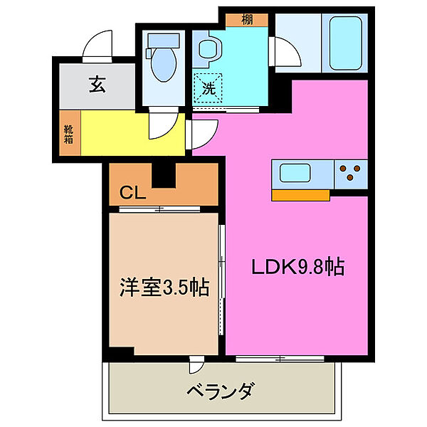 同じ建物の物件間取り写真 - ID:224004805831