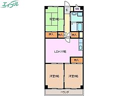 間取図画像 3LDK