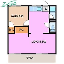 間取図画像 1LDK