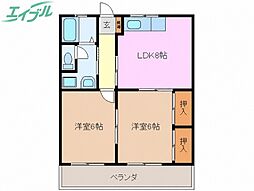 白雲コーポ 2階/-