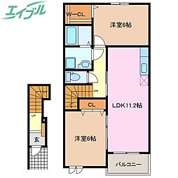 フォルシュ　ハイム　Ａ 2階