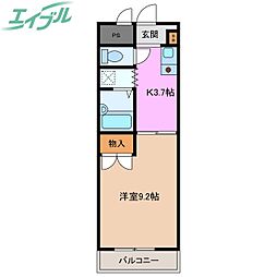 ヴェルドミール 1階/-