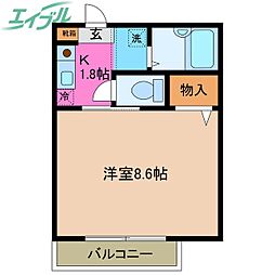 アドミラブールA棟 1階