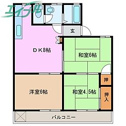 ノーブル山内B棟 1階