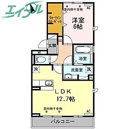 セジュール城西 A棟 2階/-