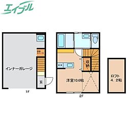 TKII ワンルームの間取図画像