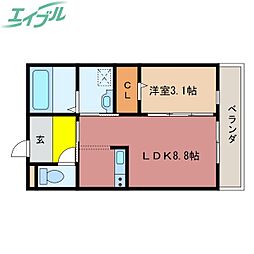 グリシーヌ西浦 1階/-