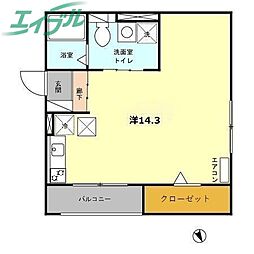 レセンテ石塚　B 1階/-