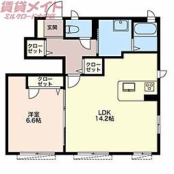 リーフガーデンハイツＡ 1階