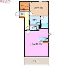 Ｃｉｅｌ　Ｂｌｕｅ 2階