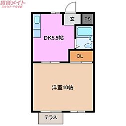 ときわのガーデンハイツＣ棟 1階/-