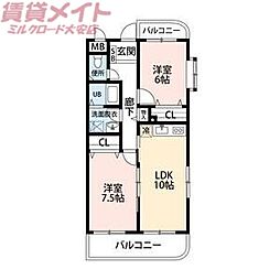 セレッソときわ野 3階/-