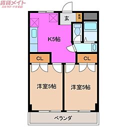 NEXTAGEA 2Kの間取図画像
