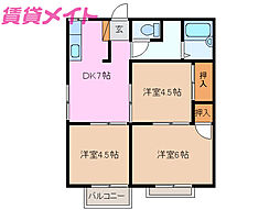 エステートピア光A棟 2階