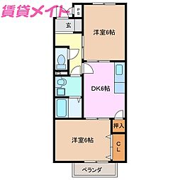 サープラス石塚Ａ 2階