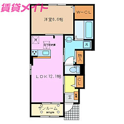 ウイングスI 1階