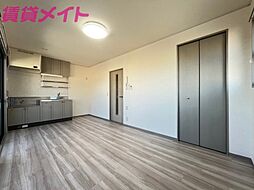 ウエストバンブーII　B棟 2階1LDKのリビング/ダイニング