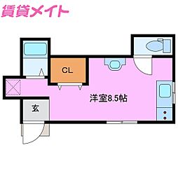 馳出ライフ 1階/-