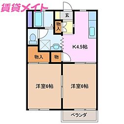タウニーラークウッドA棟 1階