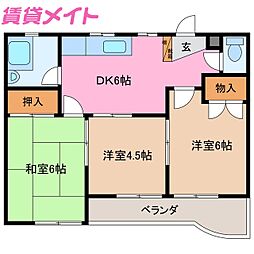 カーサバレンシアときわ 1階