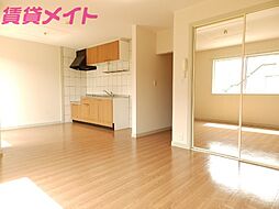 JR関西本線 河原田駅 徒歩20分の賃貸アパート 1階1LDKのリビング/ダイニング