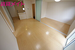 伊勢鉄道 鈴鹿サーキット稲生駅 徒歩4分の賃貸アパート 1階2LDKのリビング/ダイニング