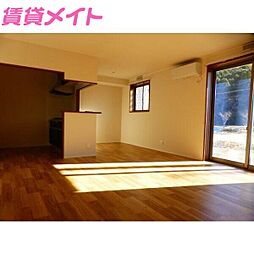 JR関西本線 河原田駅 徒歩12分の賃貸アパート 1階2LDKのリビング/ダイニング