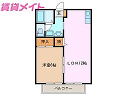 間取図画像 1LDK