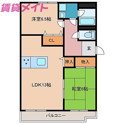 グランメール勝田_間取り_0