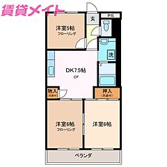 物件の間取り