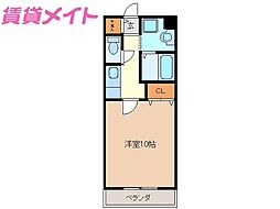 亀山マンションA棟 4階/-