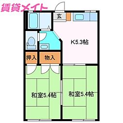 グリーンメゾン 2階/-