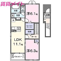 アークリヴェール新開 2階