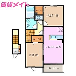 ソレアードK・IV 2階