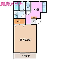 マンション亀山II 1階