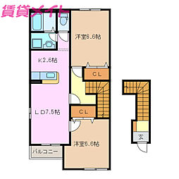 プレサスコンファース和田 2階/-