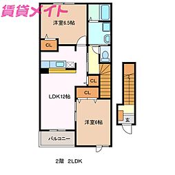 フォレスタ ロヴィーネ 1 2階/-