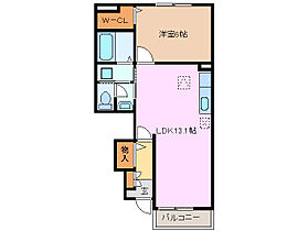 フリーデ　ハイム　Ａ 103 ｜ 三重県津市河芸町一色（賃貸アパート1LDK・1階・45.34㎡） その2