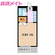 三重県津市上浜町3丁目（賃貸マンション1K・2階・23.00㎡） その2