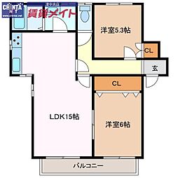 べレヴュー A棟 2階