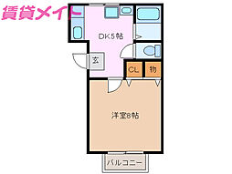 ハイツもみの木 A 2階