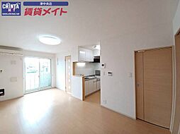 パークサイド花水木 1階1LDKのリビング/ダイニング