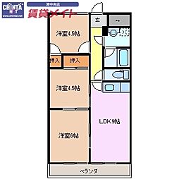 リパルティーレ津新町　A棟 1階