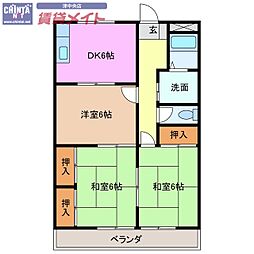 第二西浜ハイツ 2階